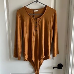 NWT Roolee Henley Bodysuit.